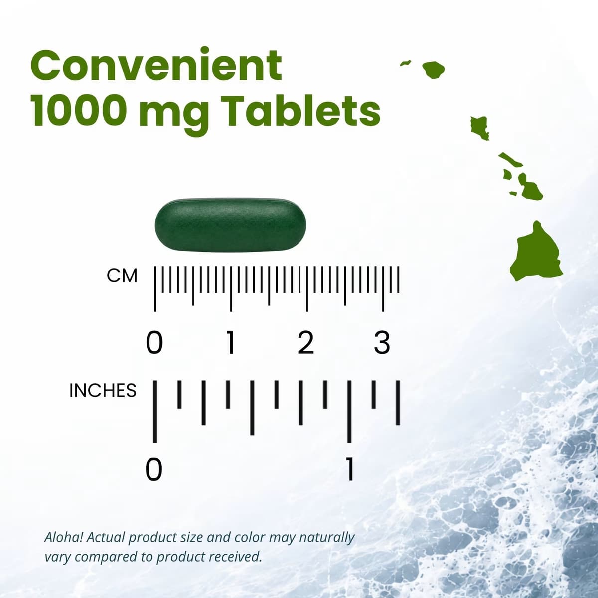 Cyanotech Co - Hawaiian Spirulina - 1000mg - 180 Tabs