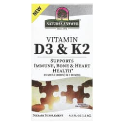 Nature's Answer - Vitamin D3 & K2 - 15ml