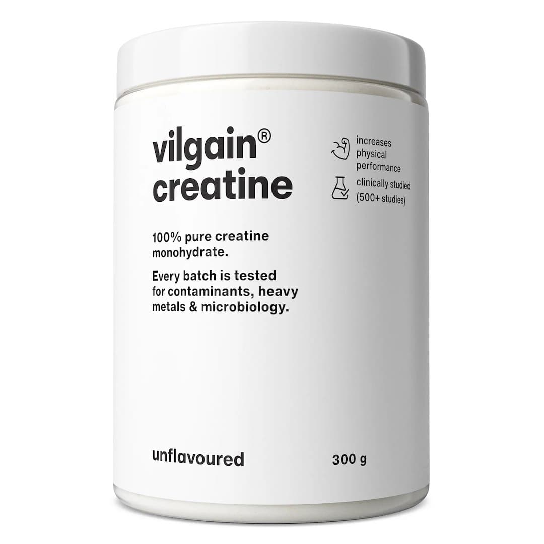 Vilgain 100% Creatine monohydrat kreatyny 300 g bezsmakowa – Vilgain förpackning
