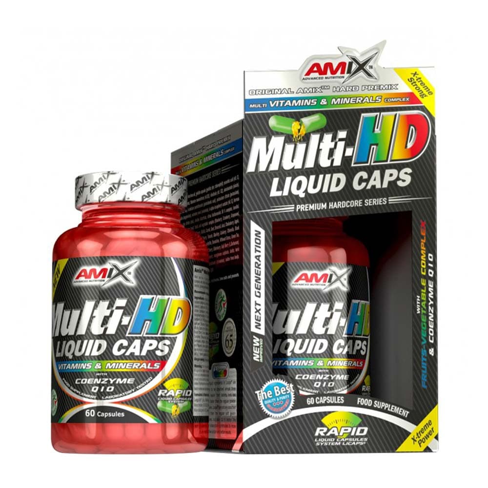 Amix - Multi-HD Liquid Caps - 60 Caps – Amix förpackning