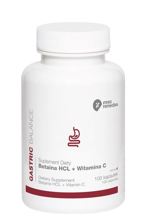 Invex Remedies - Gastric Balance - 100 Caps – INVEX REMEDIES förpackning