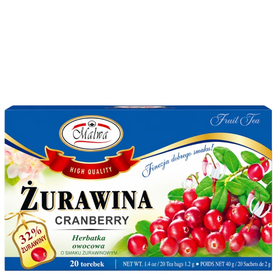 Malwa - Cranberry Tea 20 Sachets 2g