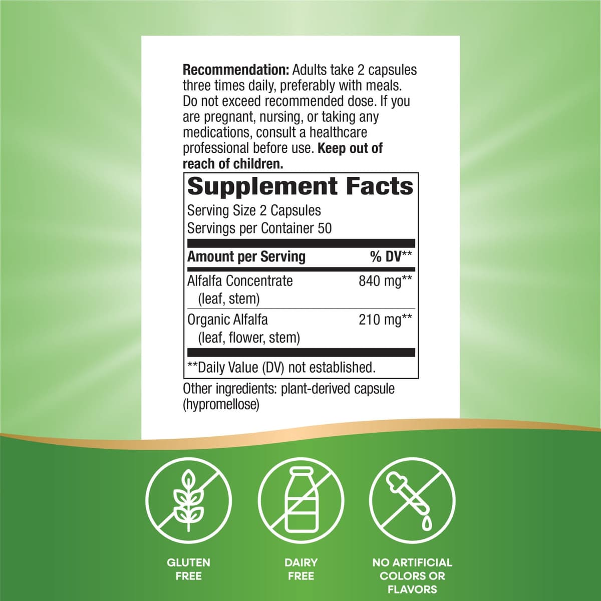 Nature'S Way - Alfa-Max - 100 Vcaps
