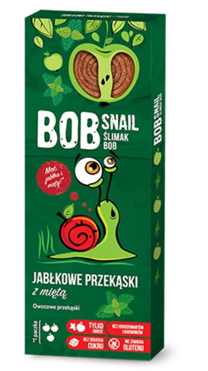 B.O.B - Snail Apple Mint Snacks - 30g