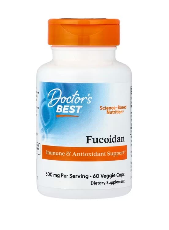 Doctor's Best - Fucoidan - 60 Vcaps – Doctor's Best förpackning
