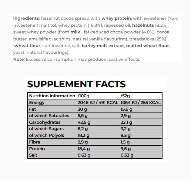 Nanosupps - Proteiinidipit - Suklaa Hasselpähkinä, 52g