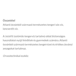 Jutavit - Isotonic Sea Water Baby Nasal Spray - 50ml