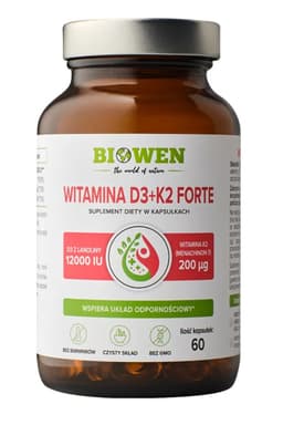 Biowen - Vitamin D3+K2 Forte