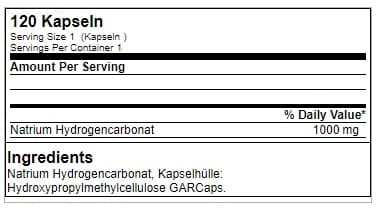 GN Genetic Nutrition - Natron - 120 kapsler