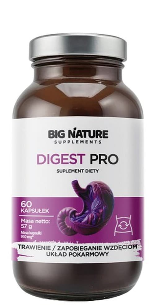 Big Nature - Digest Pro - 60 Caps – Big Nature förpackning