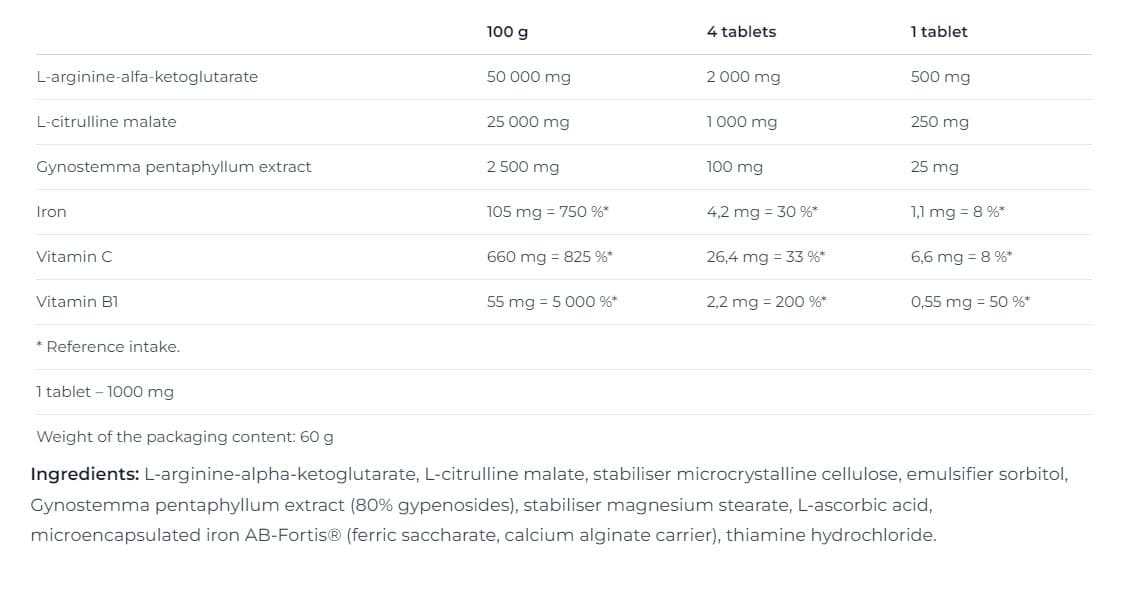 Nutrend - Vo2 Boost - 60 Tabs