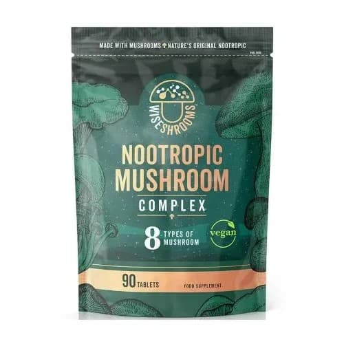 Wiseshrooms - Nootropic Mushroom Complex - 90 Tabs