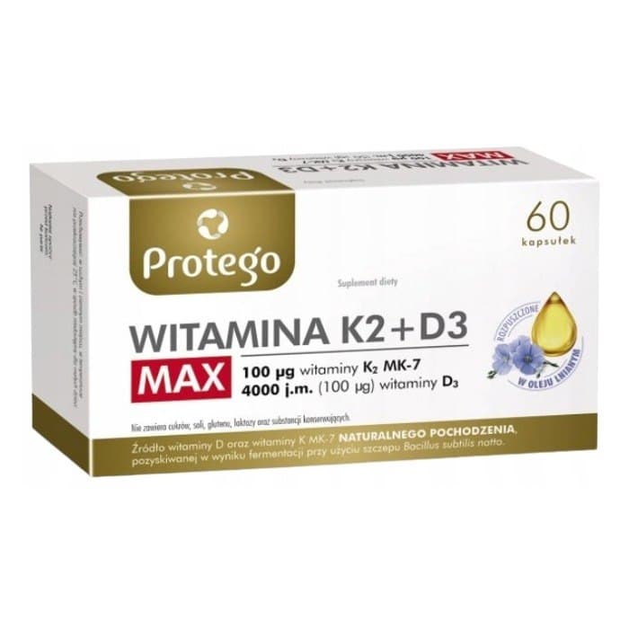 Protego - Vitamin K2 + D3 Max - 60 Caps