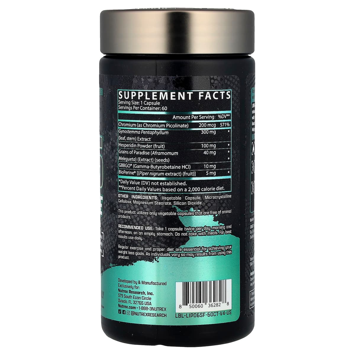 Nutrex Research - Lipo-6 Stim-Free - 60 Kaps