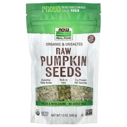 NOW Foods - Organic Raw Pumpkin Seeds - 340g