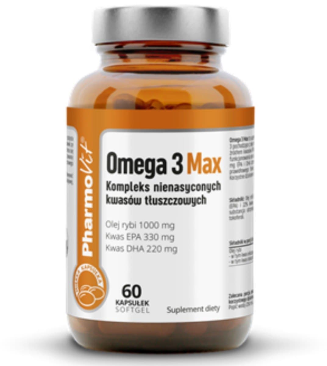Pharmovit - Omega 3 Max - 60 Caps – Pharmovit förpackning