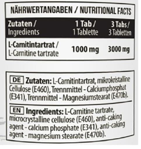 MST - L-karnitin - 1000, 90 tabletter