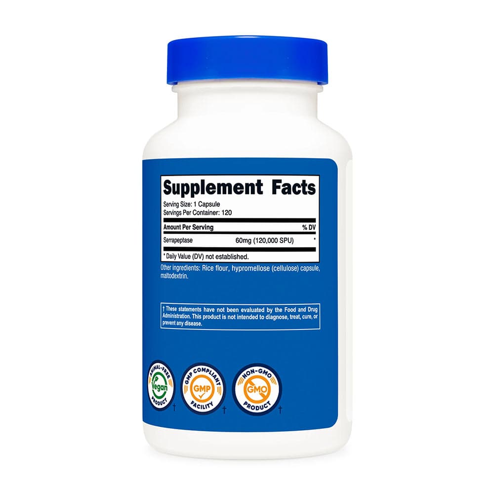 Nutricost - Serrapeptase - 120 Caps