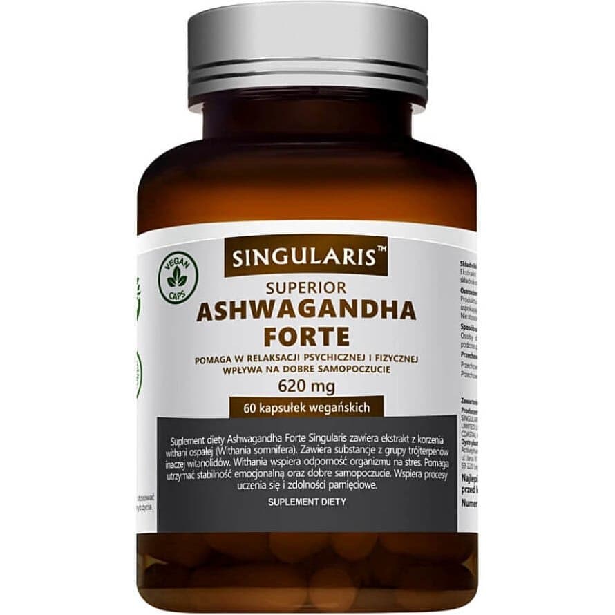 Singularis - Ashwagandha Forte - 60 Caps – Singularis förpackning