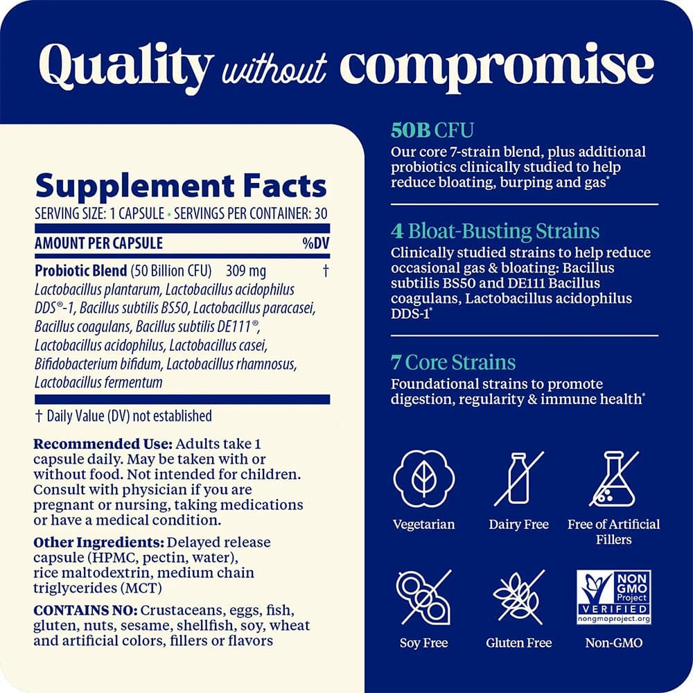 Enzymedica Subculture™ Probiotic For Bloat - 30 Caps