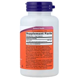 NOW Foods - Alpha Gpc - 60 Vcaps