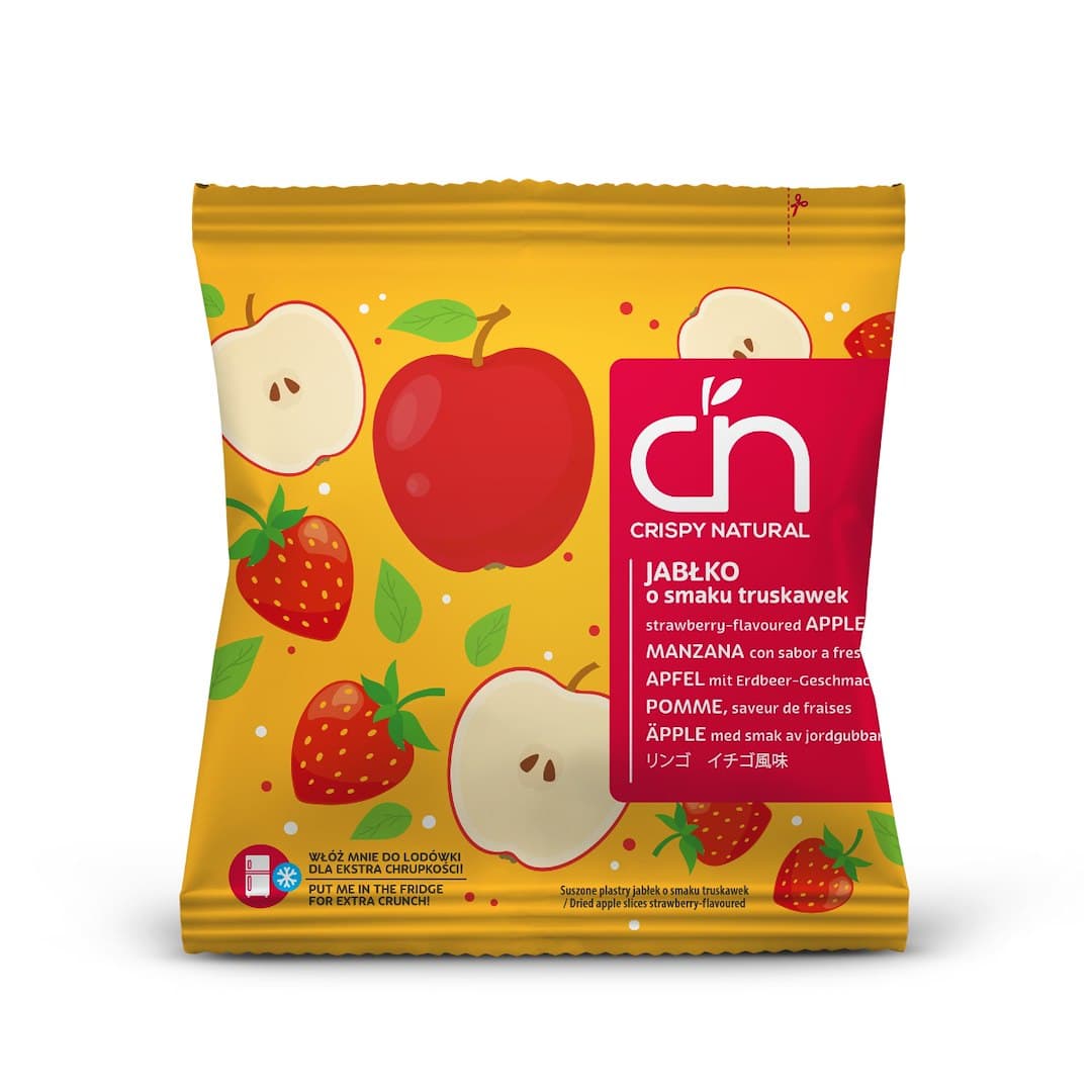 Crispy Natural - Apple Slices - 18g – Crispy Natural förpackning