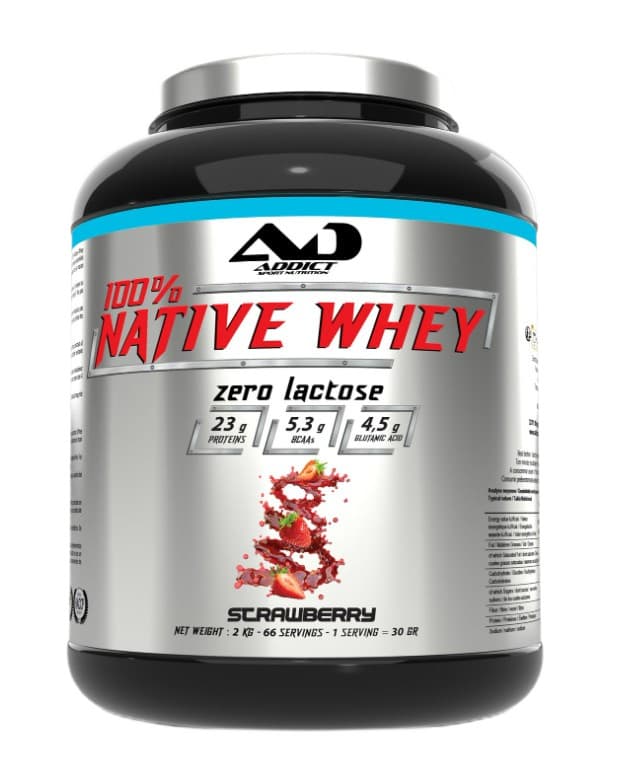Addict Sport Nutrition - 100 % Native Whey, laktosfri – Addict Sport Nutrition