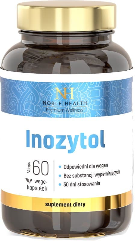 Noble Health - Inozytol - 60 Caps – Noble Health förpackning