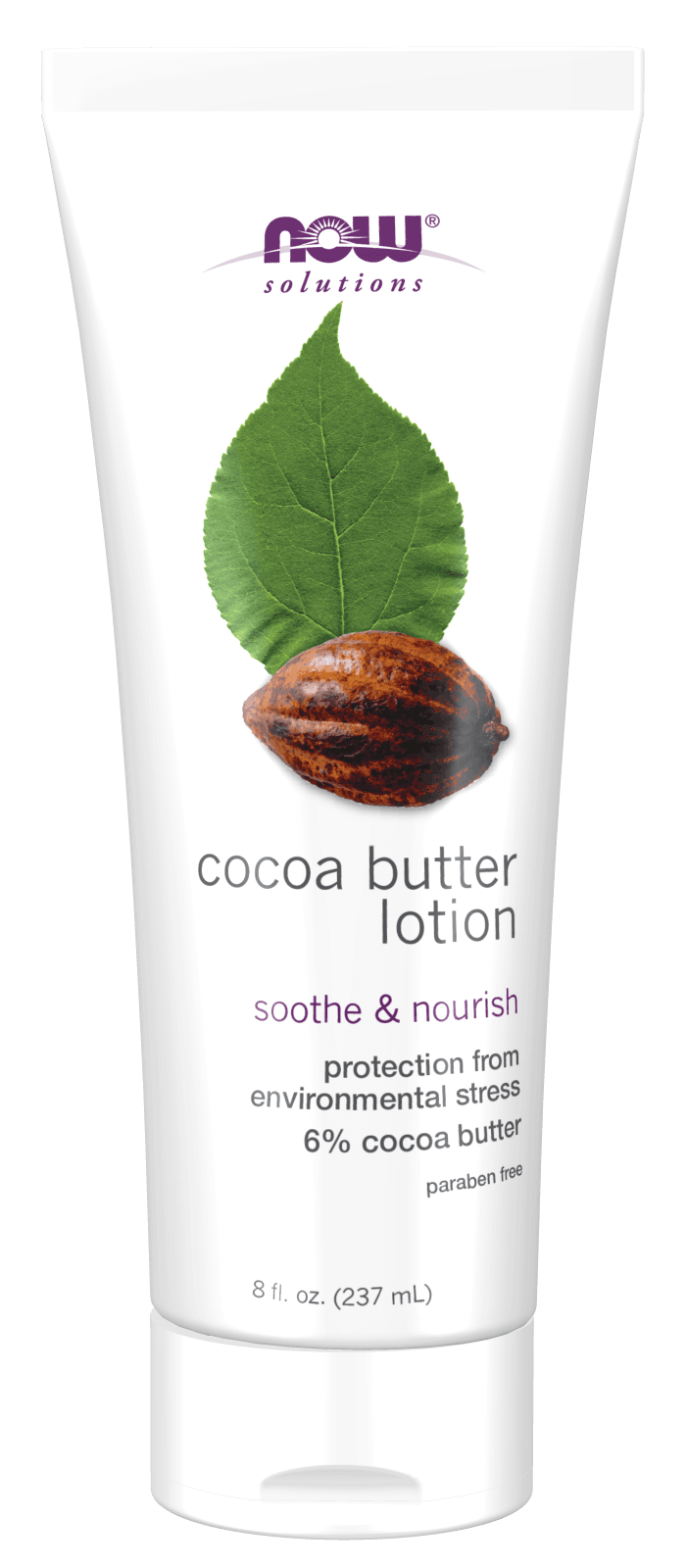 NOW Foods - Solutions - Kakaosmør Lotion - 237ml