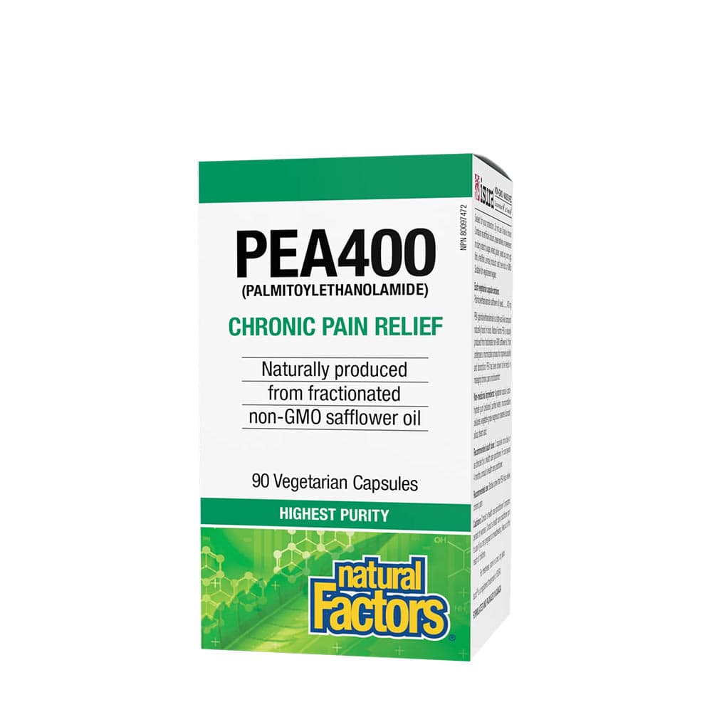 Natural Factors - Pea400 - 90 Caps – Natural Factors förpackning