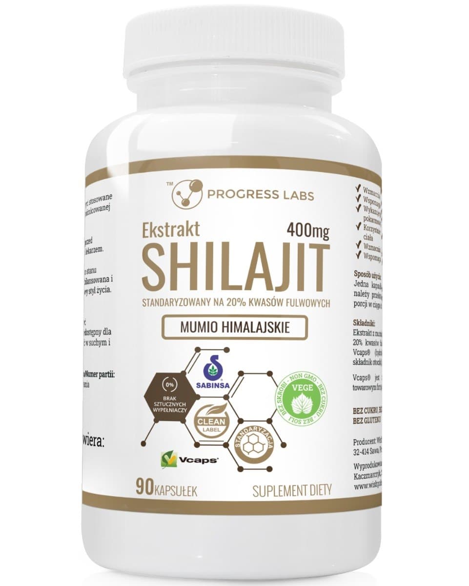 Progress Labs - Shilajit Extract - 90 Caps – Progress Labs förpackning