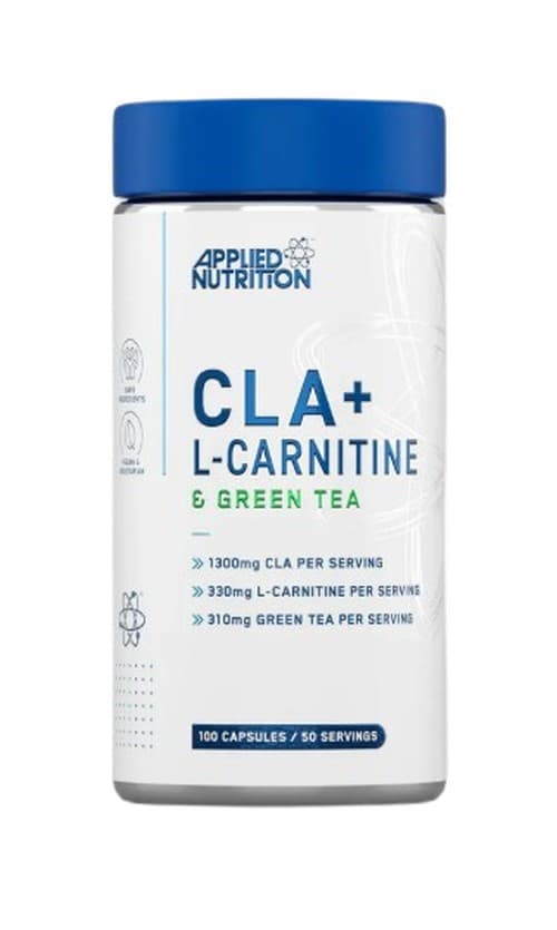 Applied Nutrition - Cla+ L-Carnitine & Green Tea - 100 Caps – Applied Nutrition förpackning