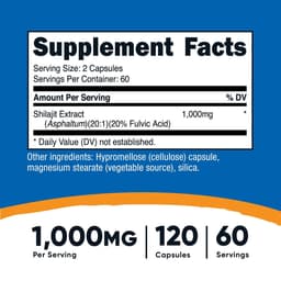 Nutricost - Shilajit - 120 Caps