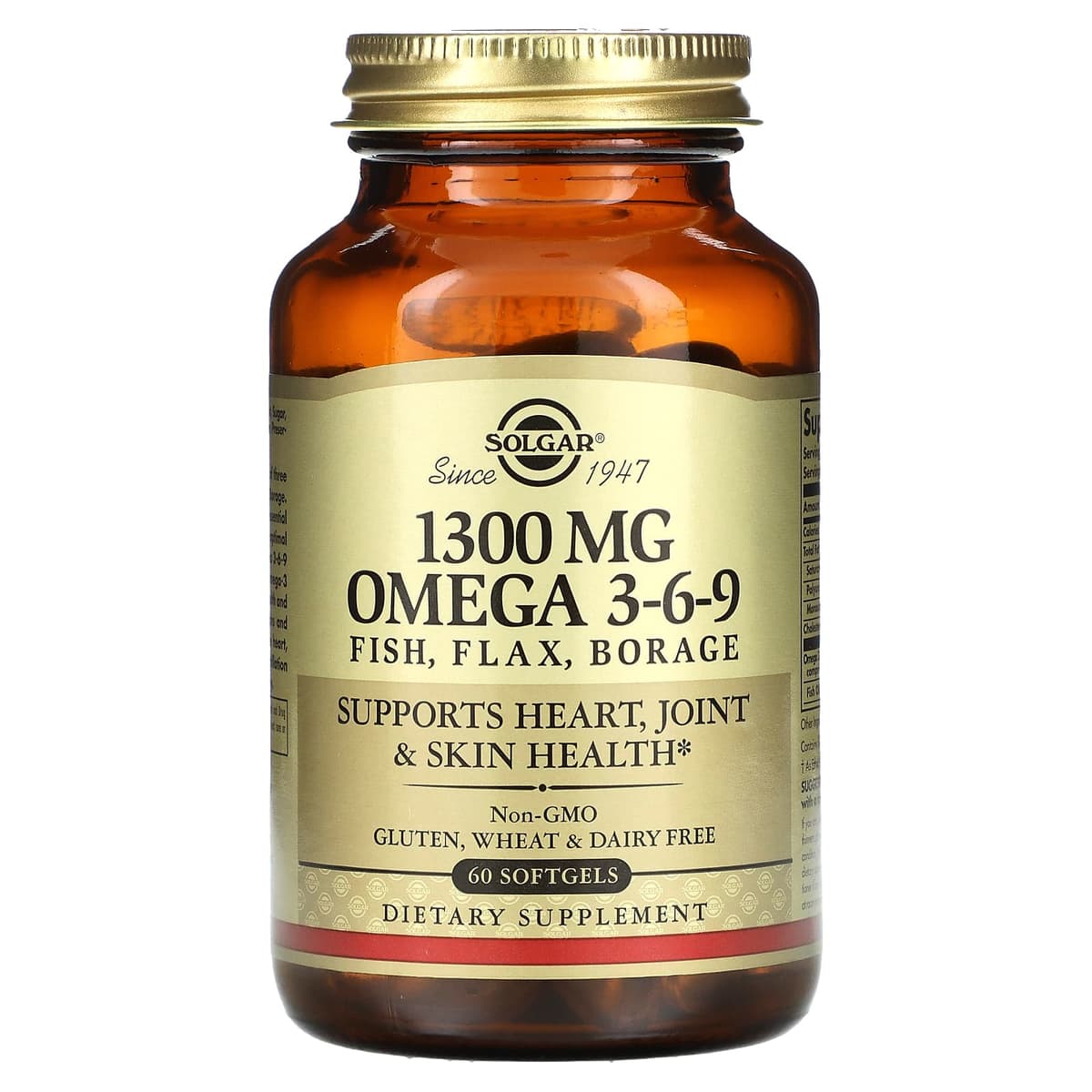 Solgar - Omega 3-6-9 - 300mg EPA & DHA - 60 Caps