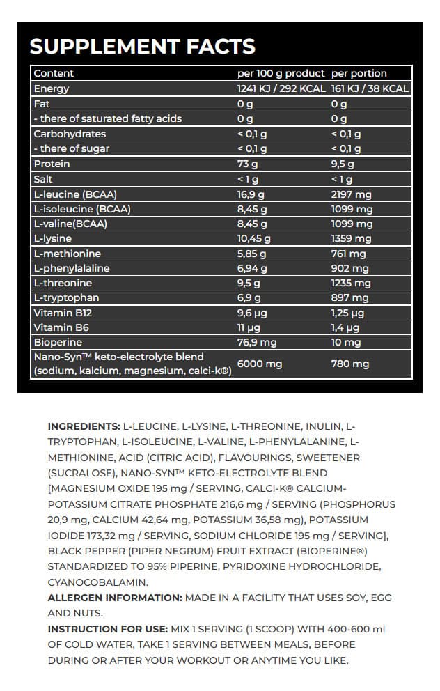 Eaas (Not Nanosupps) - NANO, Clear Cola - 420g