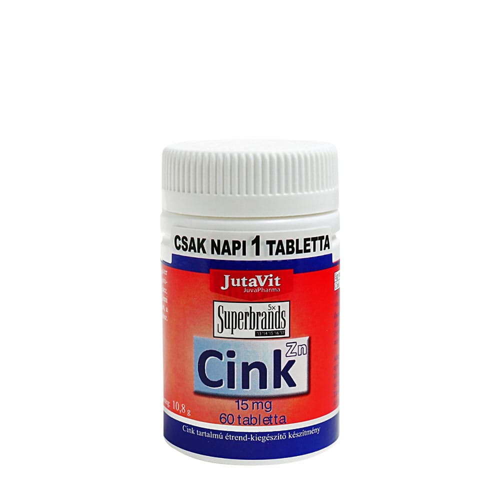 JutaVit - Zinc - 60 Tabs – Jutavit förpackning