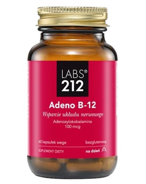 Labs 212 - Adeno B-12 - 60 Caps – LABS 212 förpackning