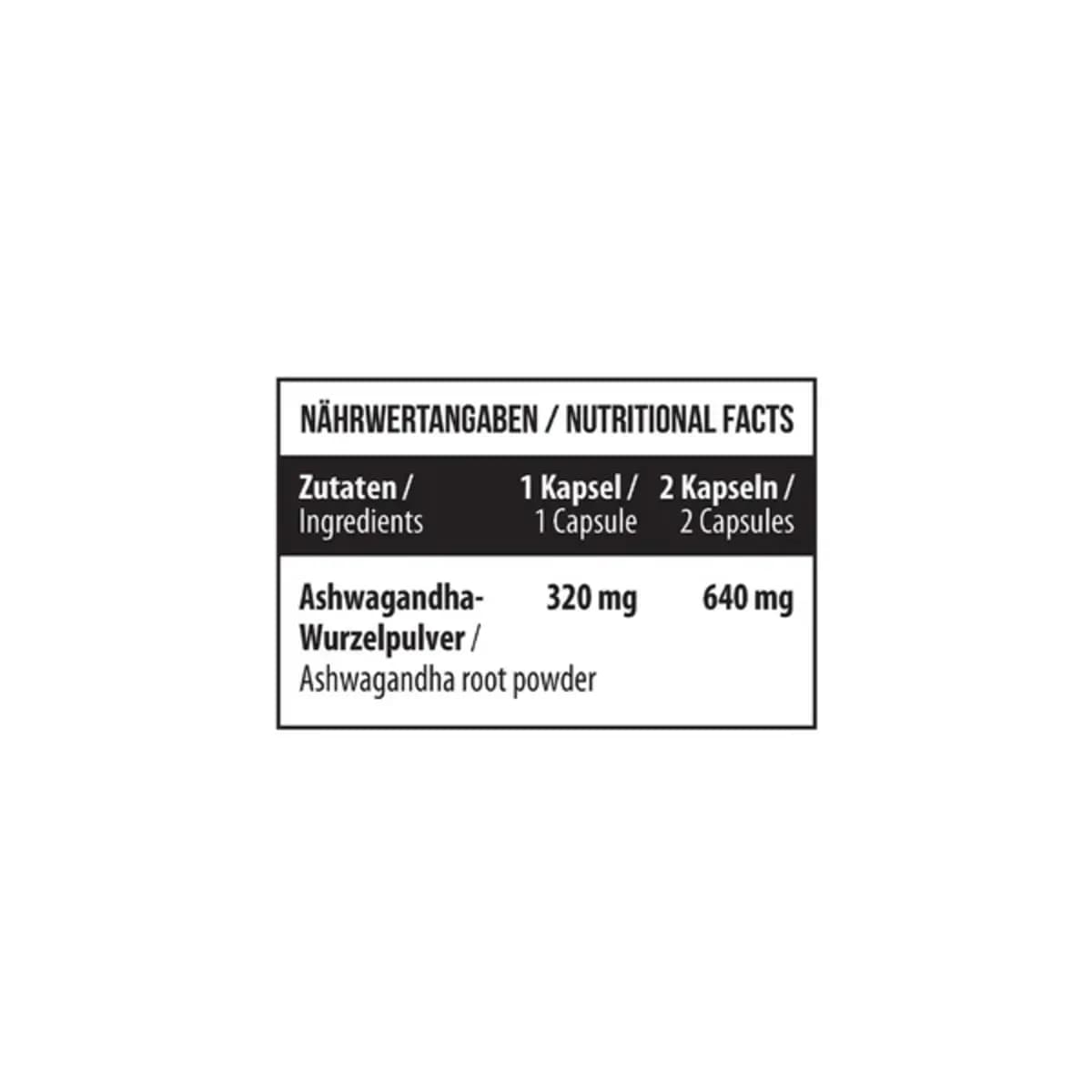Sport Nutrition Healthy - Ashwagandha - 100 kapslar