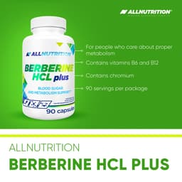 Allnutrition - Berberiini HCL Plus - 90 Kaps