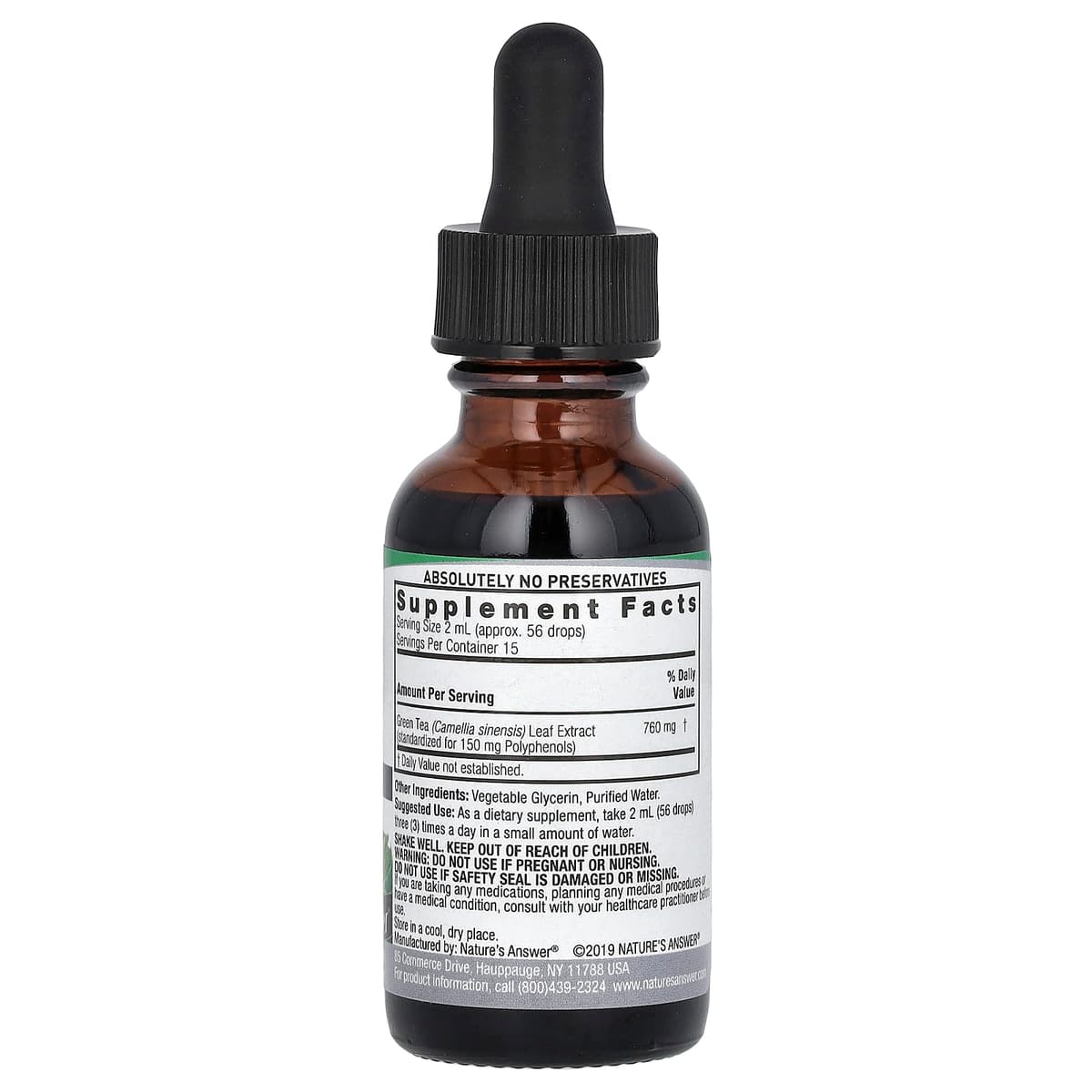 Nature's Answer - Green Tea Extract - 30ml