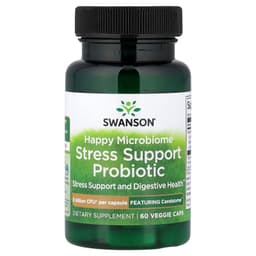 Swanson - Happy Microbiome Stress Support Probiotic - 60 Caps
