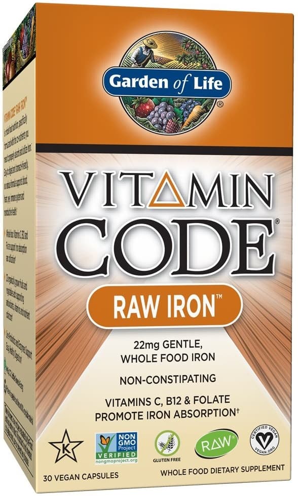 Garden Of Life - Vitamin Code Raw Iron - 30 Caps