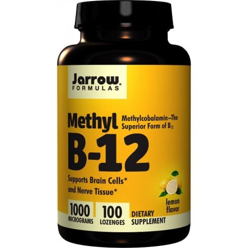 Jarrow Formulas - Methyl B-12 1000mcg Lemon Vegan Gummies - 100 Tablets