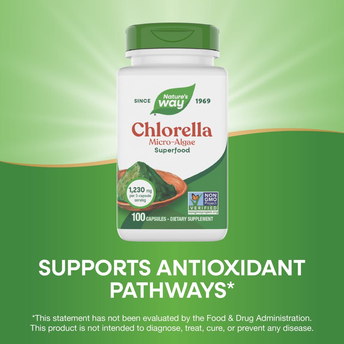 Nature'S Way - Chlorella - 100 Caps