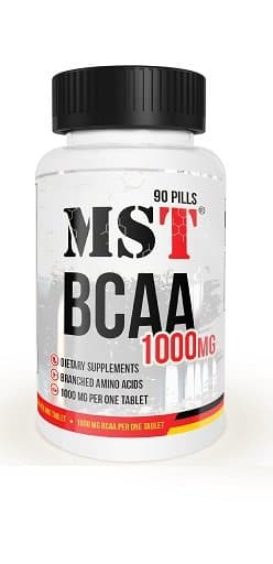 MST - BCAA 1000 - 90 tabletter – MST förpackning