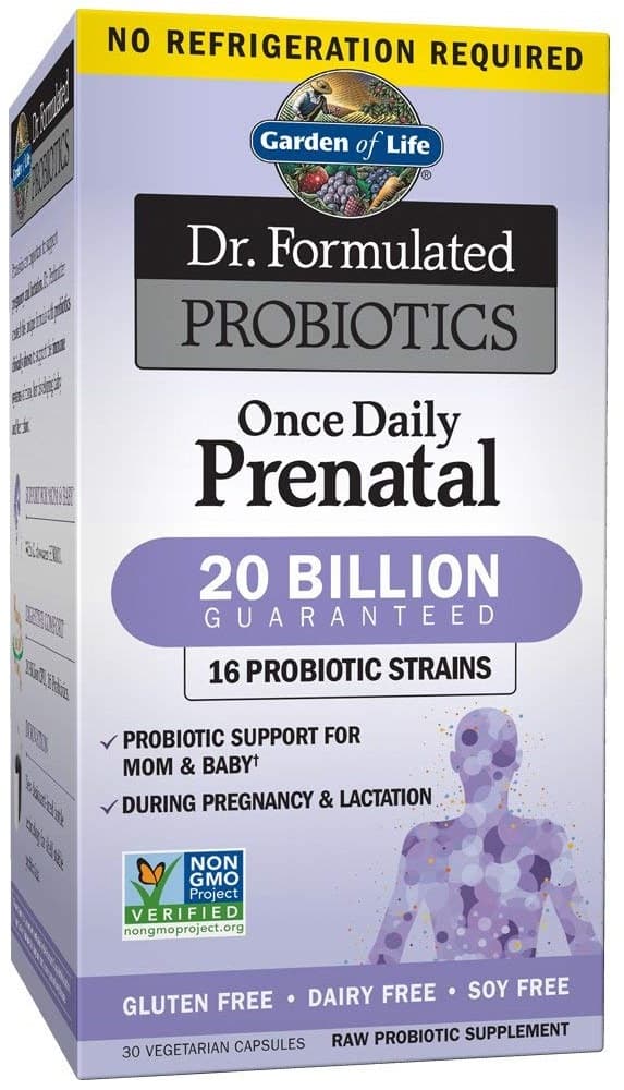 Garden of Life - Dr. Formulated Probiotics Once Daily Prenatal - 30 Caps