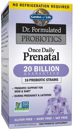 Garden of Life - Dr. Formulated Probiotics Once Daily Prenatal - 30 Caps