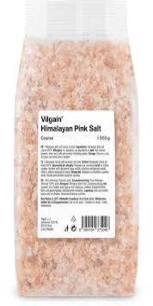 Vilgain - Himalayan Pink Salt - 1000g – Vilgain förpackning