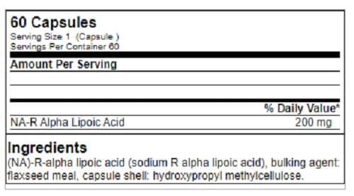 GN Genetic Nutrition - NA-R-alfa-liponsyra - 60 kapslar