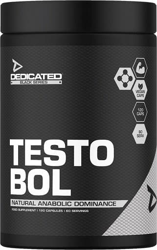 Dedicated - Testo Bol - 120 kapslar – Dedicated förpackning